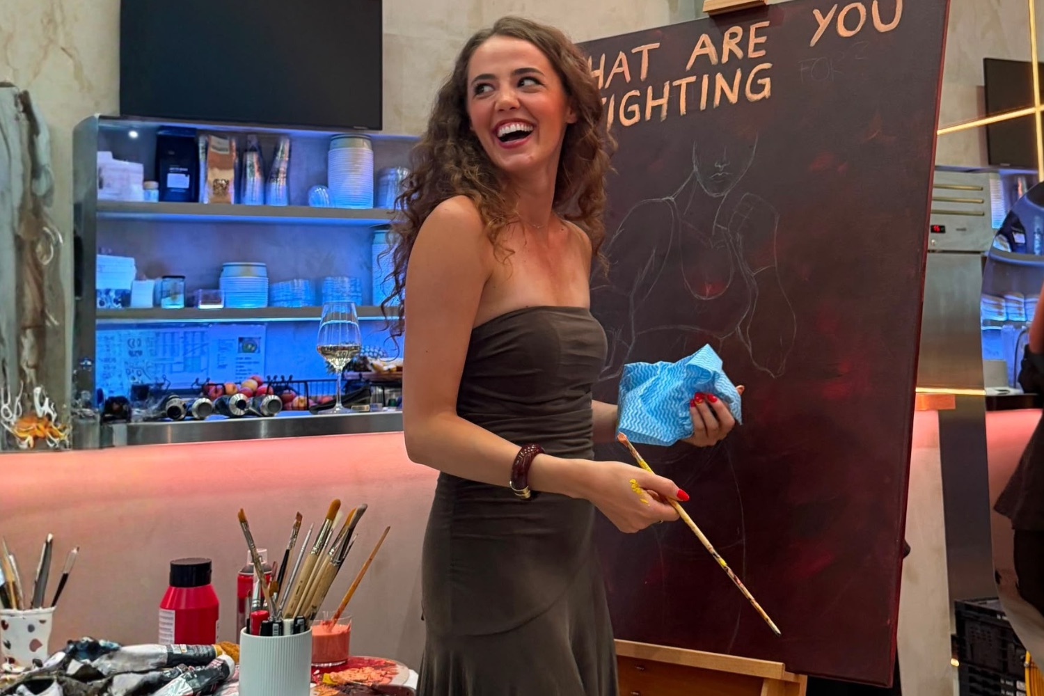 Live Painting by Elvira